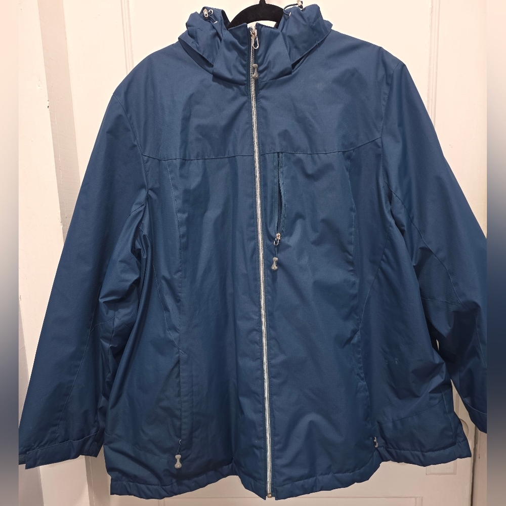 ZeroXposur Coat, Teal Gem, Size 2X